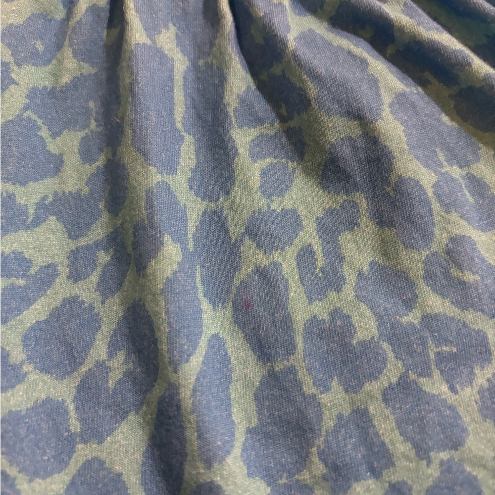 Balmain Kids Leopard Print Blue Nightgown - Picture 4 of 9